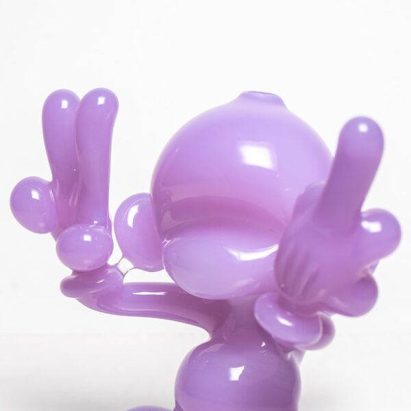 Shop LuDa - "Peace or F U" Munny - Cotton Candy in australian