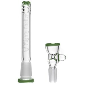 Shop Mighty Chalice - 17" Beaker - 12 Arm Tree - 40x7 - Mint & Metal Fleck Linework in australian
