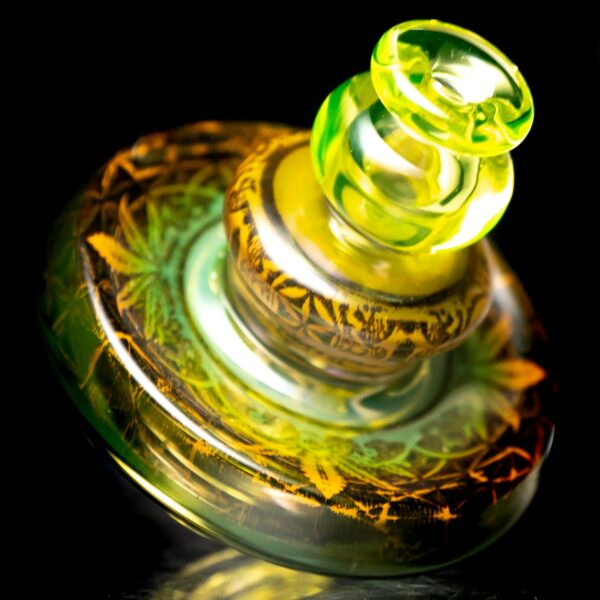 Shop Mothership - Spinner Cap - Green - "Sacred Garden" in australian