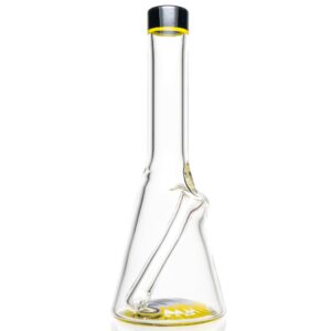 Shop Nes Glass - Mini Tube - Reversal Bottom - Grape w/ Yellow & Purple Wag in australian