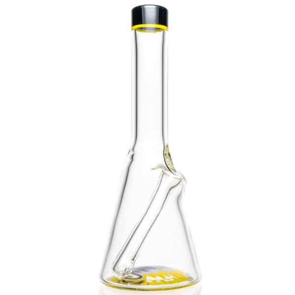 Shop Nes Glass - Mini Tube - Reversal Bottom - Grape w/ Yellow & Purple Wag in australian