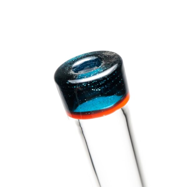 Shop Nes Glass - Mini Tube - Reversal Bottom - Heavy Blue L. w/ Lava Wag in australian