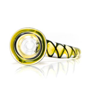 Shop Pho_Sco - Single Hole Linework Horn Slide - 14mm - Lemon Drop, Steelwool & Black #4 in australian