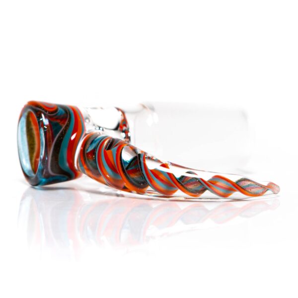 Shop Pho_Sco - Single Hole Linework Horn Slide - 18mm - Rally w/ Steelwool & Blue Stardust #1 in australian