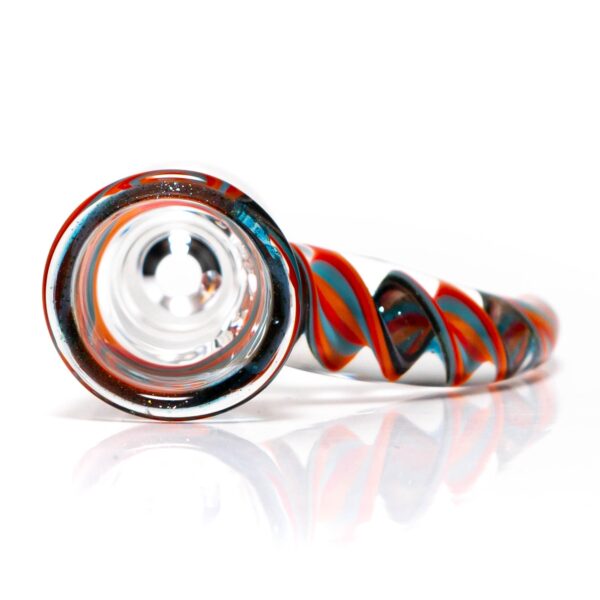 Shop Pho_Sco - Single Hole Linework Horn Slide - 18mm - Rally w/ Steelwool & Blue Stardust #3 in australian