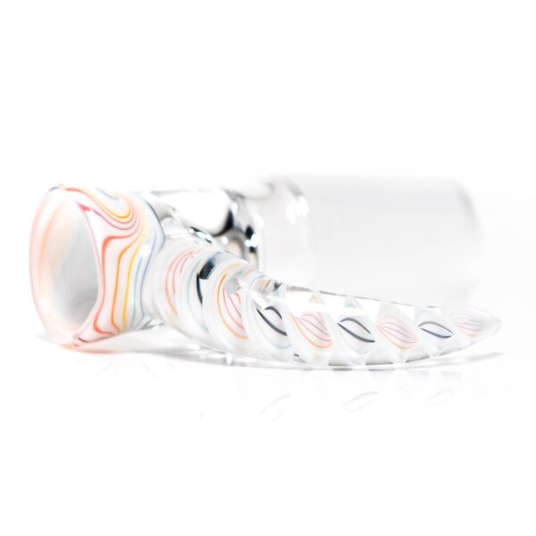 Shop Pho_Sco - Single Hole Linework Horn Slide - 18mm - White Rainbow #2 in australian