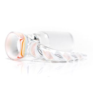 Shop Pho_Sco - Single Hole Linework Horn Slide - 18mm - White Rainbow #3 in australian