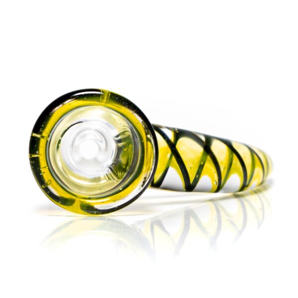 Shop Pho_Sco - Single Hole Linework Horn Slide - 14mm - Lemon Drop, Steelwool & Black #2 in australian