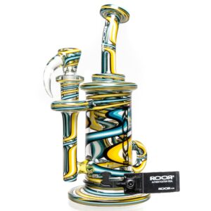 Shop ROOR.US - Single Loop Recycler - Yellow & Blue Linework in australian