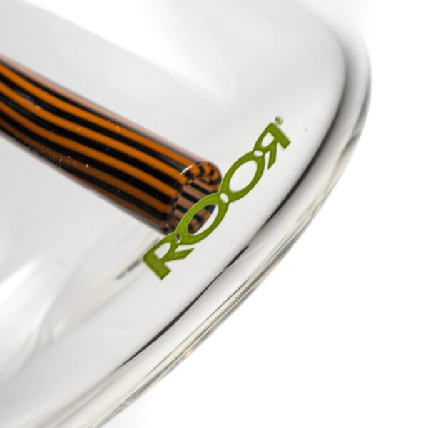 Shop ROOR.US x Chase Adams - 18" Worked Beaker - 50x5 - Orange & Black Reversal in australian