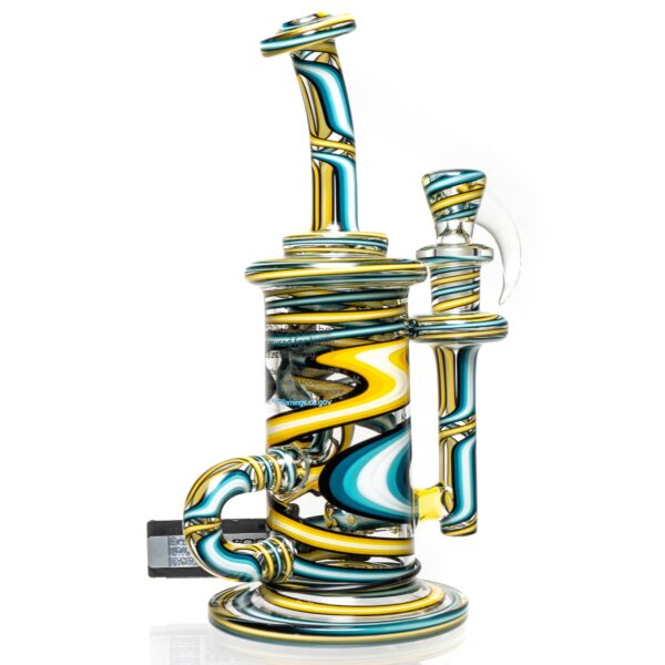 Shop ROOR.US - Single Loop Recycler - Yellow & Blue Linework in australian