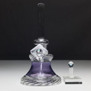 Shop Andy Roth - Vintage Executive Tube - Purple Lollipop & Clear in australian