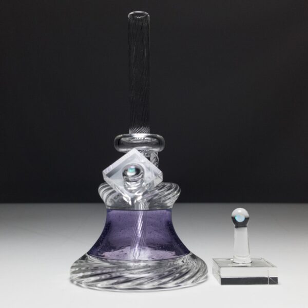 Shop Andy Roth - Vintage Executive Tube - Purple Lollipop & Clear in australian