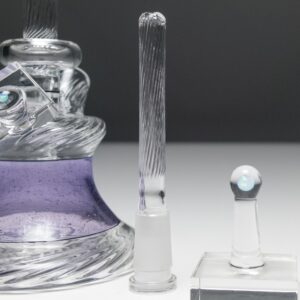 Shop Andy Roth - Vintage Executive Tube - Purple Lollipop & Clear in australian