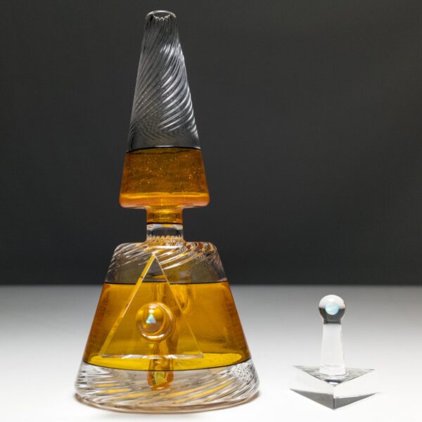 Shop Andy Roth - Vintage Executive Tube - Tangelo & Clear in australian
