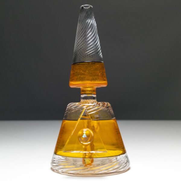 Shop Andy Roth - Vintage Executive Tube - Tangelo & Clear in australian