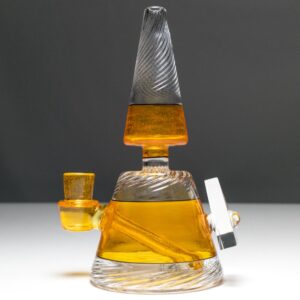 Shop Andy Roth - Vintage Executive Tube - Tangelo & Clear in australian