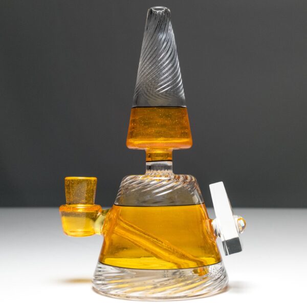 Shop Andy Roth - Vintage Executive Tube - Tangelo & Clear in australian