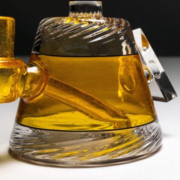 Shop Andy Roth - Vintage Executive Tube - Tangelo & Clear in australian