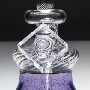 Shop Andy Roth - Vintage Executive Tube - Purple Lollipop & Clear in australian