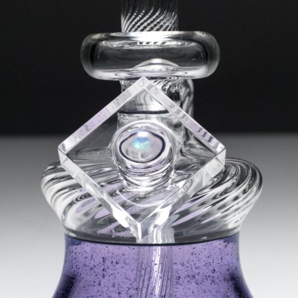 Shop Andy Roth - Vintage Executive Tube - Purple Lollipop & Clear in australian