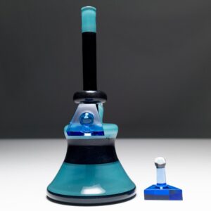Shop Andy Roth - Modern Tube - Steel Wool & Agua Azul with Blue Dream Shapes in australian