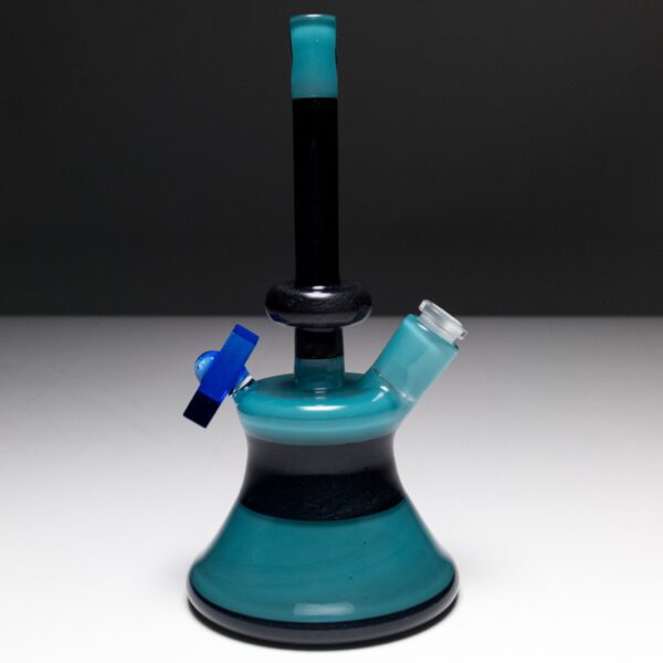 Shop Andy Roth - Modern Tube - Steel Wool & Agua Azul with Blue Dream Shapes in australian