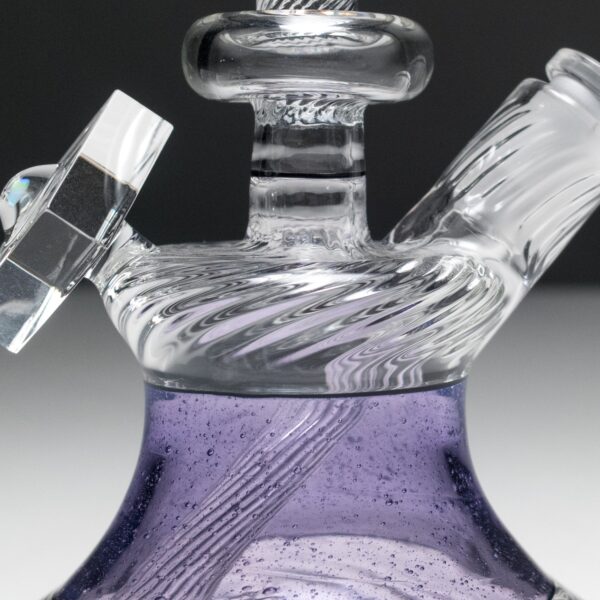Shop Andy Roth - Vintage Executive Tube - Purple Lollipop & Clear in australian