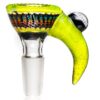 Shop Steve H Glass - Horn Slide - 14mm - Rainbow Burst w/ CFL Sunset Slyme in australian