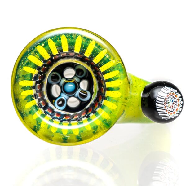 Shop Steve H Glass - Horn Slide - 14mm - Rainbow Burst w/ CFL Sunset Slyme in australian