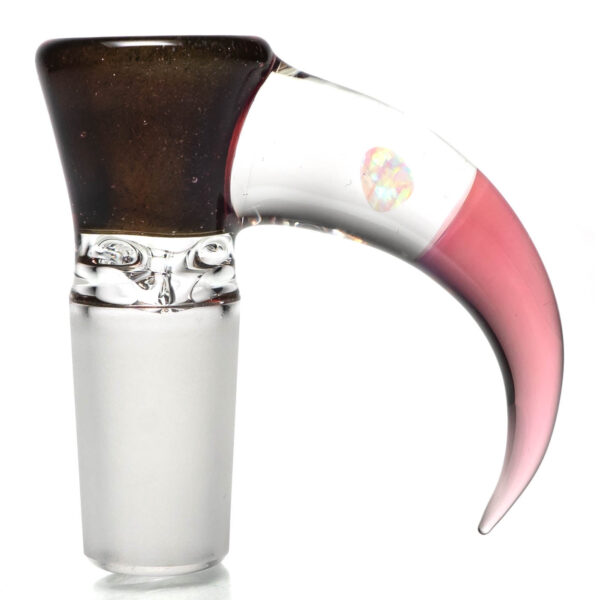 Shop Unity Glassworks - 3 Hole Opal Horn Slide - 14mm - Blood Money & Karmaline in australian