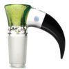 Shop Unity Glassworks - 3 Hole Opal Horn Slide - 14mm - Sea Slyme & Galaxy in australian