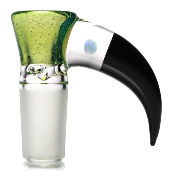 Shop Unity Glassworks - 3 Hole Opal Horn Slide - 14mm - Sea Slyme & Galaxy in australian