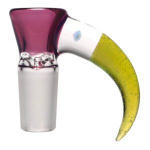 Shop Unity Glassworks - 3 Hole Opal Horn Slide - 14mm - Stargazer & CFL Sunset Slyme in australian