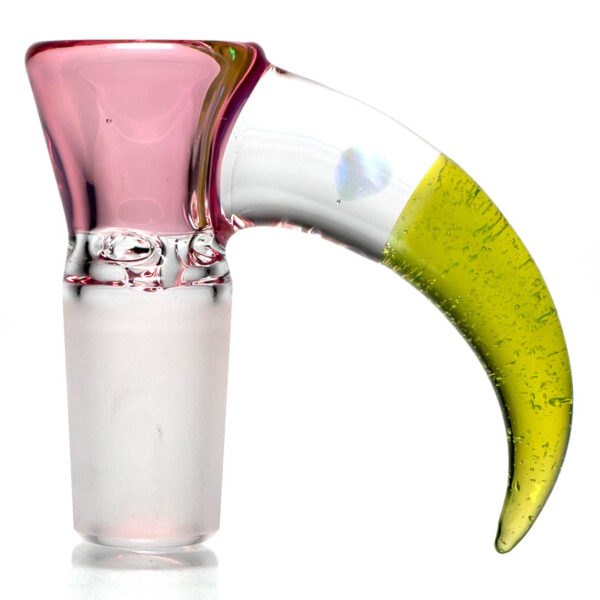 Shop Unity Glassworks - 3 Hole Opal Horn Slide - 14mm - Karmaline & CFL Sunset Slyme in australian