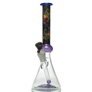 Shop Unity Glassworks - Worked Beaker - Rasta Wool & Royal Jelly in australian