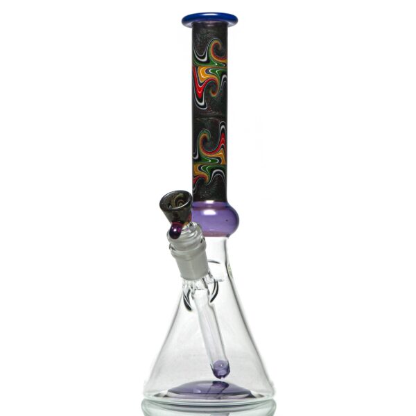 Shop Unity Glassworks - Worked Beaker - Rasta Wool & Royal Jelly in australian