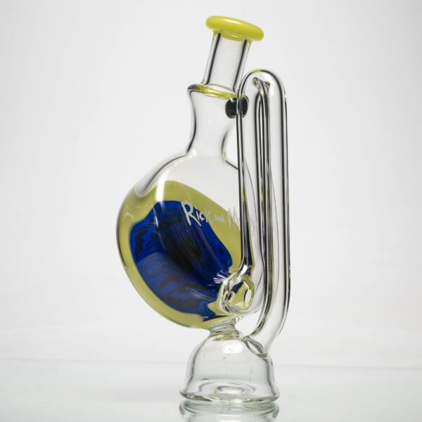 Shop Unity Glassworks - Coldworked Puffco Peak Attachment - Rick & Morty - CFL Yoshi in australian