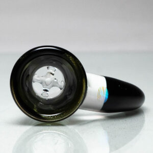 Shop Unity Glassworks - 4 Hole Worked Opal Horn Slide - 18mm - Metal Fleck & Galaxy in australian