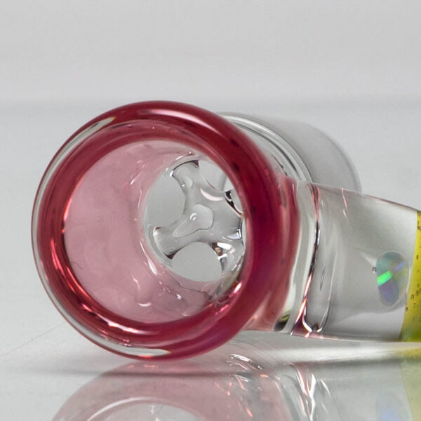 Shop Unity Glassworks - 4 Hole Opal Horn Slide - 18mm - Karmaline & CFL Sunset Slyme in australian