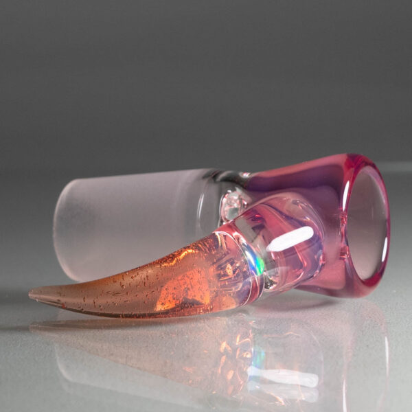 Shop Unity Glassworks - 4 Hole Opal Horn Slide - 18mm - Karmaline & CFL Sunset Slyme in australian