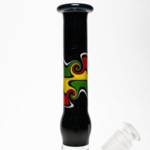 Shop Unity Glassworks - Beaker Tube - Galaxy & Rasta in australian