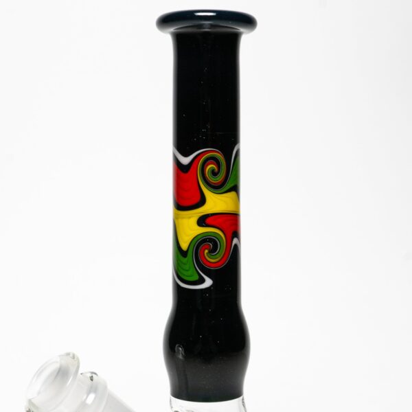 Shop Unity Glassworks - Beaker Tube - Galaxy & Rasta in australian