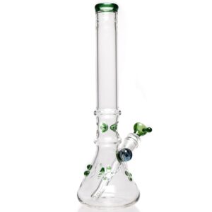 Shop Wil Glass - Beaker - 38x4 - Green Stardust Accents in australian
