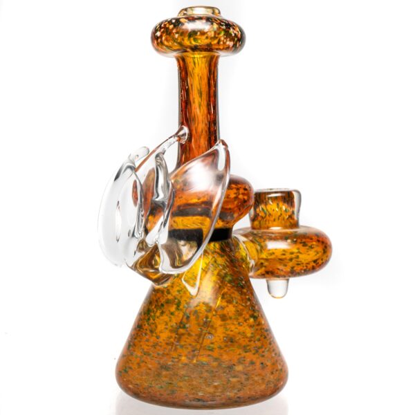 Shop PST - Mini Frit Tube with Lotus Flower - Brown in australian