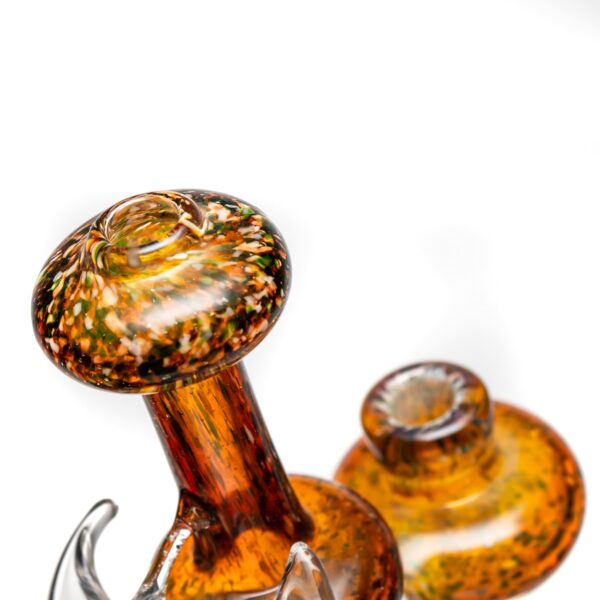 Shop PST - Mini Frit Tube with Lotus Flower - Brown in australian