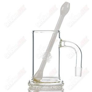 Shop Clear Bangin Mug w/ Q-Tip Straw Surf Rat Glass in australian