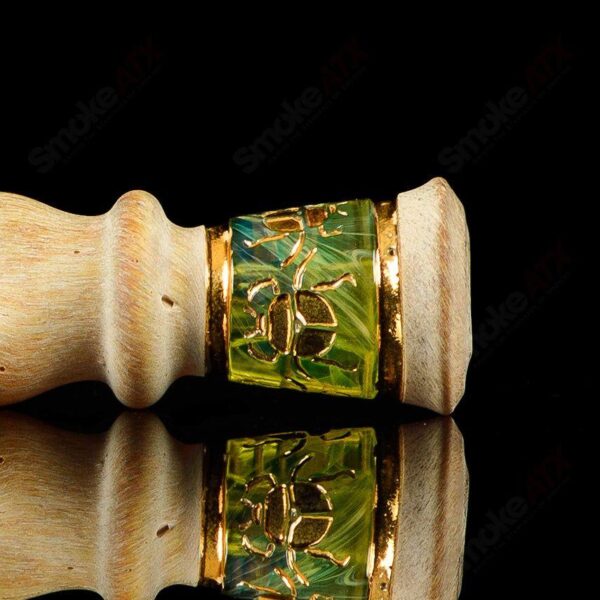 Shop Quellazair Joint Holder (Scarab Beetle) Green T Glass in australian