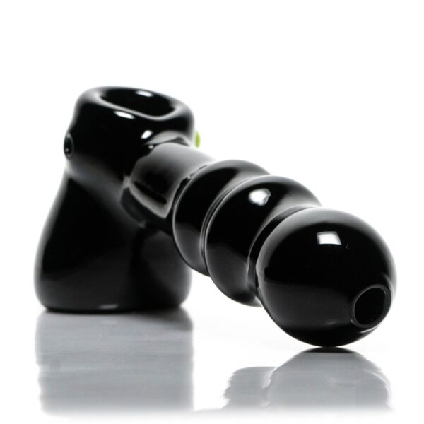 Shop Shooters - Dimple Grip Hammer Bubbler - Black & Milky Green in australian