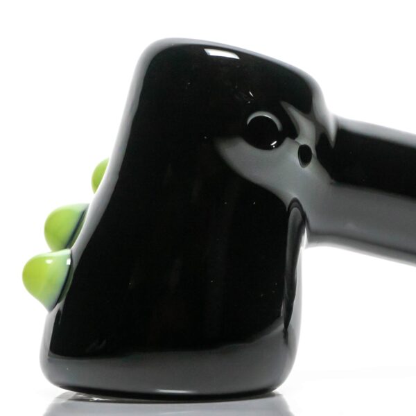 Shop Shooters - Dimple Grip Hammer Bubbler - Black & Milky Green in australian